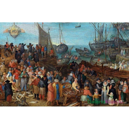 Wielki targ rybny - Jan Brueghel Starszy