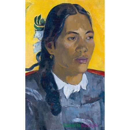 "Kobieta z kwiatem" - Paul Gauguin