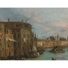 Grand Canal w Wenecji z mostem Rialto - Canaletto
