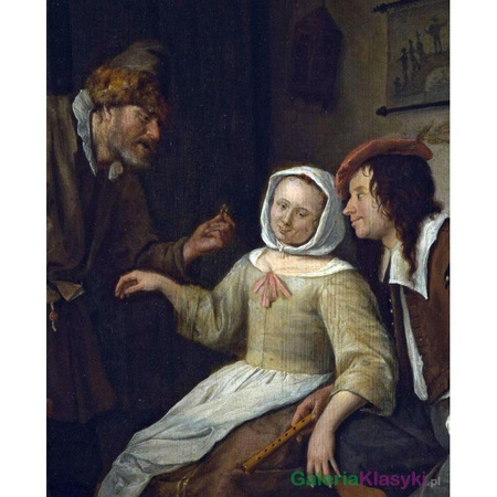 Wybór pomiędzy młodością i bogactwem - Jan Steen