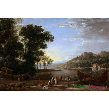 "Krajobraz z kupcami" - Claude Lorrain
