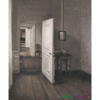 "Cztery pokoje" - Vilhelm Hammershoi
