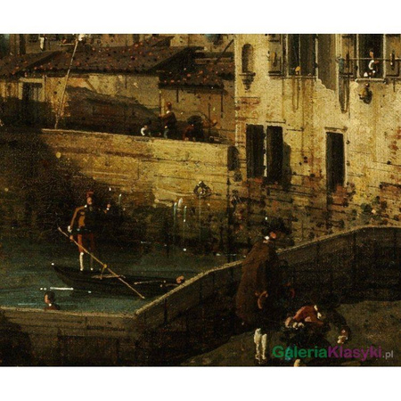 Dok niedaleko Dolo - Canaletto