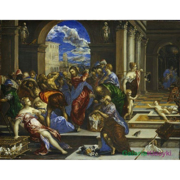 Wypędzenie przekupniów ze świątyni - El Greco