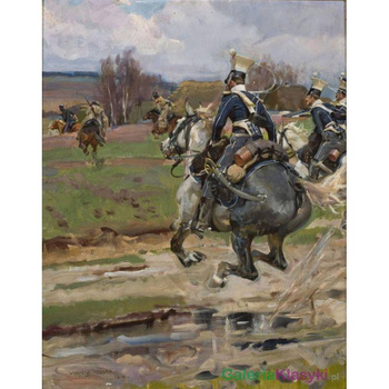 Oddział ułanów - Wojciech Kossak
