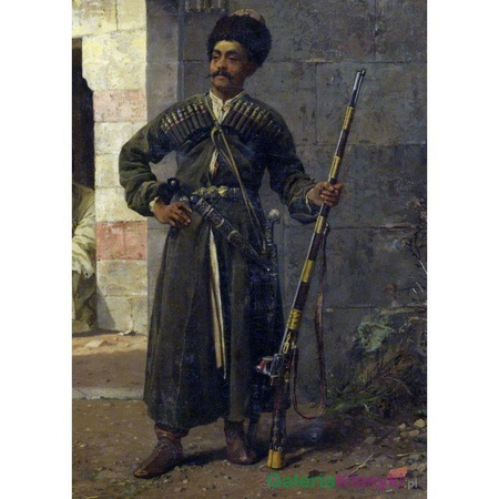 Reprodukcja obrazu: Strażnik Czerkieski - Stanisław Chlebowski