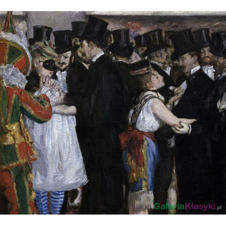 "Bal maskowy w operze" - Edouard Manet