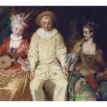 Zadowolony komik - Antoine Watteau