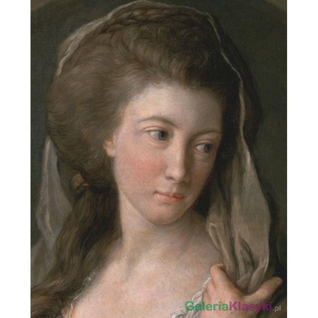 "Portret kobiety" - Pompeo Batoni