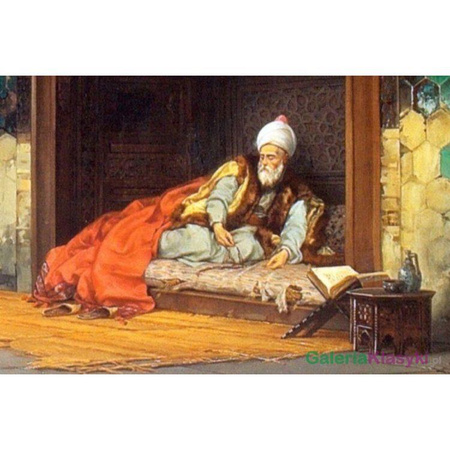 Reprodukcja obrazu: Sułtan Bajazyt w niewoli u Timura - Stanisław Chlebowski