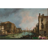 Grand Canal w Wenecji z mostem Rialto - Canaletto