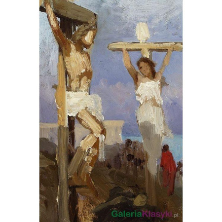 Golgota chrześcijan, szkic - Henryk Siemiradzki