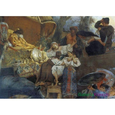 "Pogrzeb wodza Rusów" - Henryk Siemiradzki