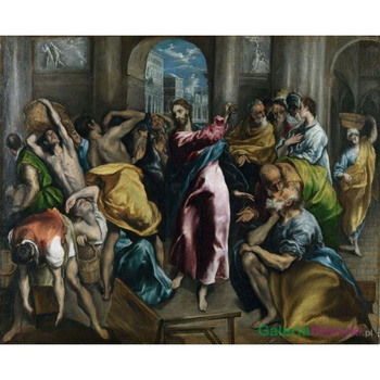 "Wypędzenie przekupniów ze świątyni" - El Greco
