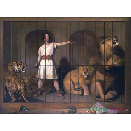 "Pan Van Amburgh i jego zwierzęta w londyńskim teatrze" - Edwin Landseer