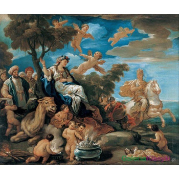 "Cztery części świata - Azja" - Luca Giordano