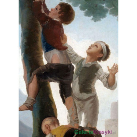 "Chłopcy wspinają się na drzewo" - Francisco Goya