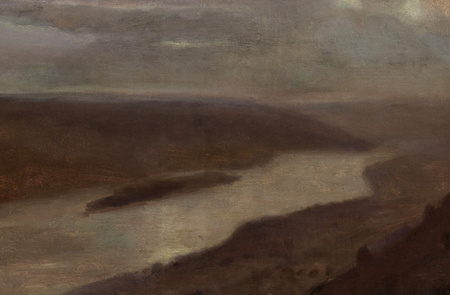 "DniesDniestr nocątr w nocy" Józefa Chełmońskiego – Reprodukcja