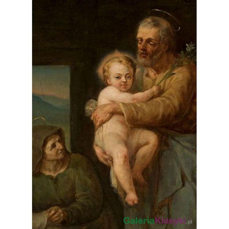 Święty Józef z Jezusem i świętą Anną - Wojciech Gerson