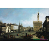 "Piazza della Signoria we Florencji" - Bernardo Bellotto