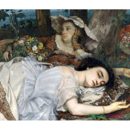 Szlachcianki nad brzegiem Sekwany - Gustave Courbet