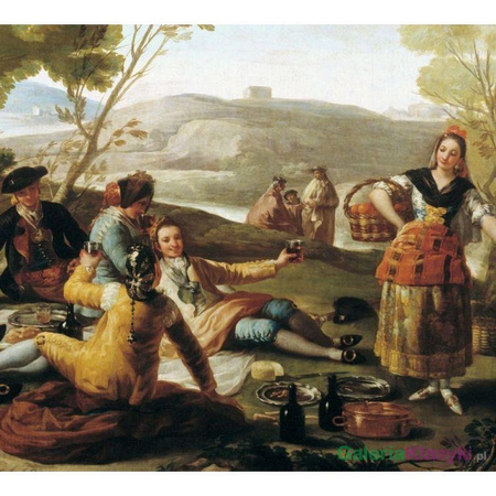 "Piknik nad brzegiem Manzanares" - Francisco Goya