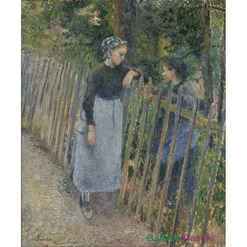 "Rozmowa" - Camille Pissarro