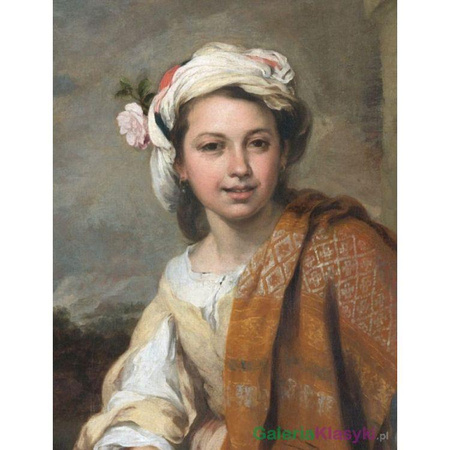 "Dziewczyna z kwiatami" - Bartolomé Esteban Murillo