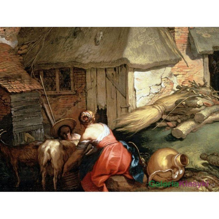 "Dojenie kóz" - Abraham Bloemaert