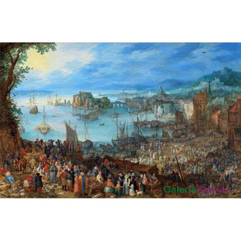 Wielki targ rybny - Jan Brueghel Starszy