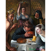 Satyr i rodzina chłopska - Jan Steen