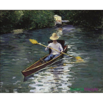"Kajak na rzece Yerres" - Gustave Caillebotte
