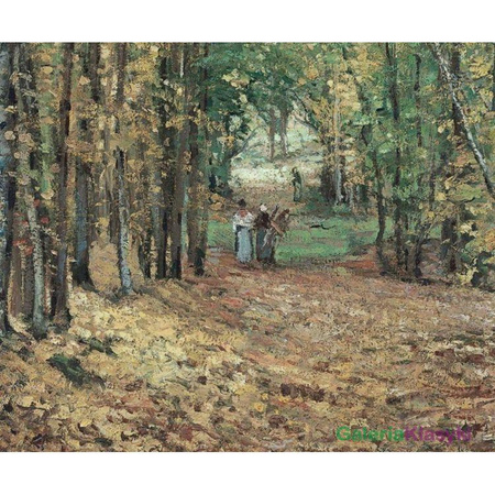 "Aleja w parku de Marly" - Camille Pissarro