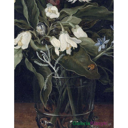 Martwa natura z kwiatami w szkle - Jan Brueghel Starszy