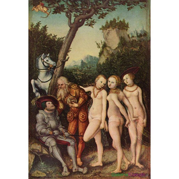 Sąd Parysa - Lukas Cranach Starszy