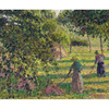 "Pommiers_et_faneuses, Eragny" - Camille Pissarro