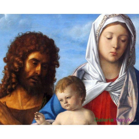 "Madonna z Dzieciątkiem, Janem Chrzcicielem i św. Elżbietą" - Giovanni Bellini