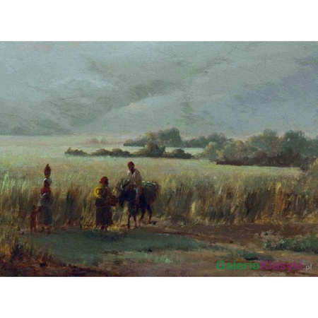 "Rozmowa na poboczu drogi" - Camille Pissarro