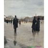 Leaving Montmartre Cemetery - Jean Beraud