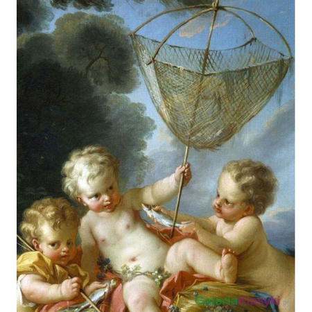 Putta jako rybak - Francois Boucher