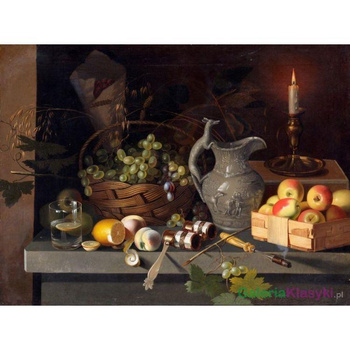 Martwa natura ze świecami - Jan Chrucki