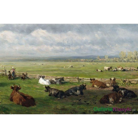 "Krajobraz z bydłem" - Willem Roelofs
