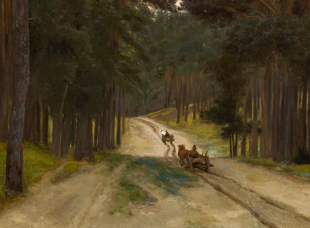 "Leśna droga" Józefa Chełmońskiego – Reprodukcja