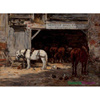 Stajnia - Eugène Louis Boudin