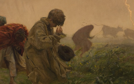 Burza - Józef Chełmoński