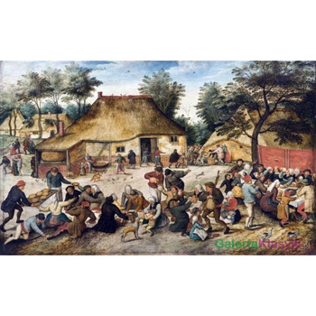 Wiejskie wesele - Pieter Brueghel młodszy