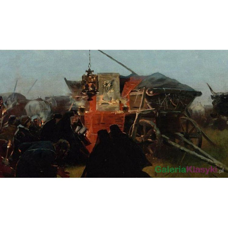 Szkic do "Matki Boskiej Ormiańskiej" - Józef Brandt