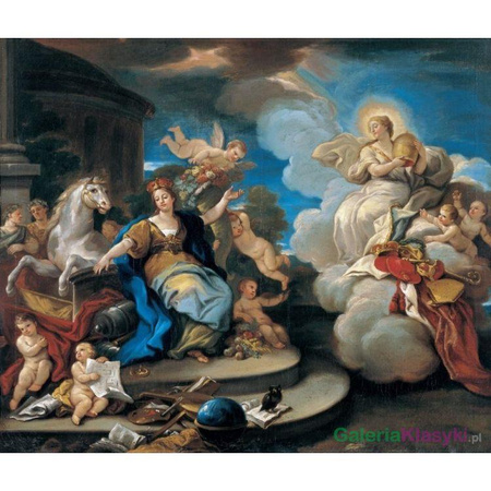 "Cztery części świata - Europa" - Luca Giordano