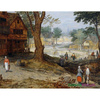 Tętniąca życiem wieś - Jan Brueghel Młodszy