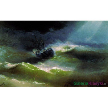 Statek «Empress Maria» podczas sztormu - Iwan Ajwazowski